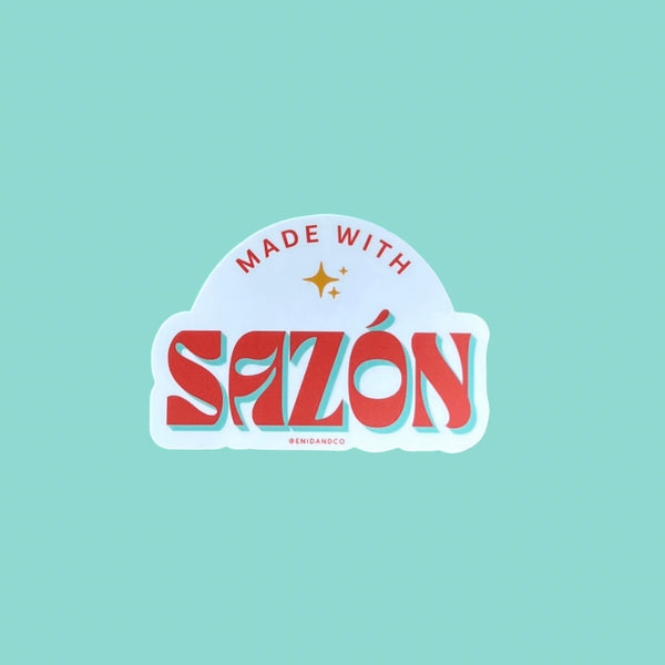Made With Sazón Sticker